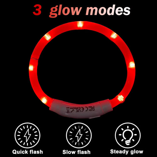 Load image into Gallery viewer, Dog Light up Collar LED Collar Light up Cat Collar USB Rechargeable Collar Christmas Decoration Pet Collar Pet Christmas Gifts
