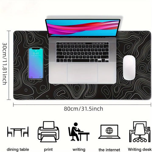Load image into Gallery viewer, 1PC Large Mouse Pads for Desk, Gaming Mouse Pad, Mouse Pad with Stitched Edges and Non-Slip Rubber Base, Extended Mouse Pad
