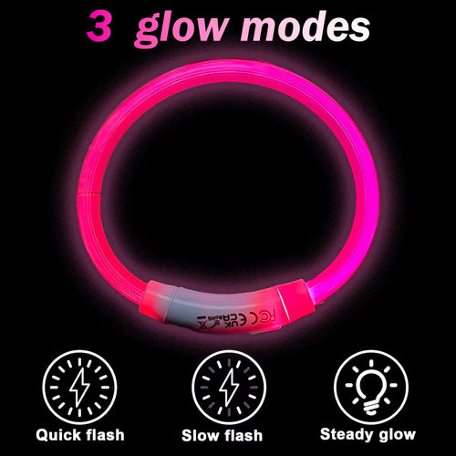 Load image into Gallery viewer, Dog Light up Collar LED Collar Light up Cat Collar USB Rechargeable Collar Christmas Decoration Pet Collar Pet Christmas Gifts
