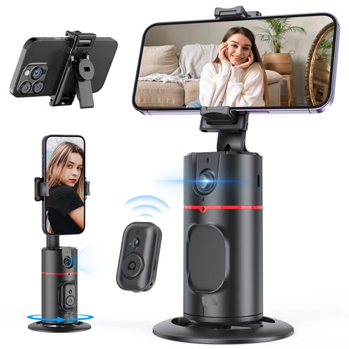 Load image into Gallery viewer, P02 Gimbal 360 Rotation AI Automatic Tracking Shooting Stabilizer Detachable Phone Clip Mini Selfie Stick Phoneholder
