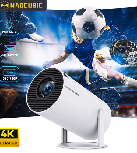Projector HY300 PRO 8K Android 14 Dual Wifi6 290ANSI Allwinner H726 BT5.4 1080P 1280*720P Home Cinema Outdoor Projetor