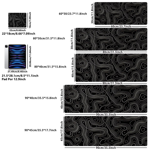 Load image into Gallery viewer, 1PC Large Mouse Pads for Desk, Gaming Mouse Pad, Mouse Pad with Stitched Edges and Non-Slip Rubber Base, Extended Mouse Pad
