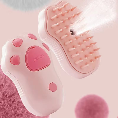 Load image into Gallery viewer, 3 in 1 Pet Brush Cat Steam Brush Comb Dog Brush Electric Spray Cat Hair Brushes Massage Pet Grooming Hair Removal Combs
