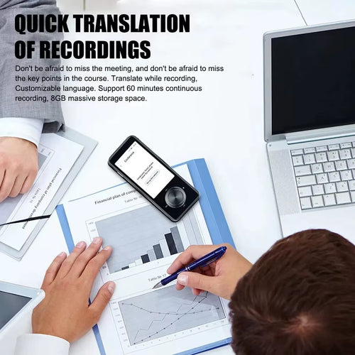 Load image into Gallery viewer, M9 Language Translator Device 107 National Languages Intelligent Translator Real-Time Voice, Recording, Text Translation Device

