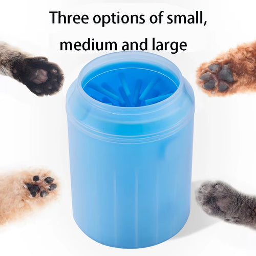 Load image into Gallery viewer, Dog Paw Cleaner Cup Soft Silicone Combs Portable Outdoor Pet Foot Washer Paw Clean Brush Quickly Wash Foot Cleaning Bucket
