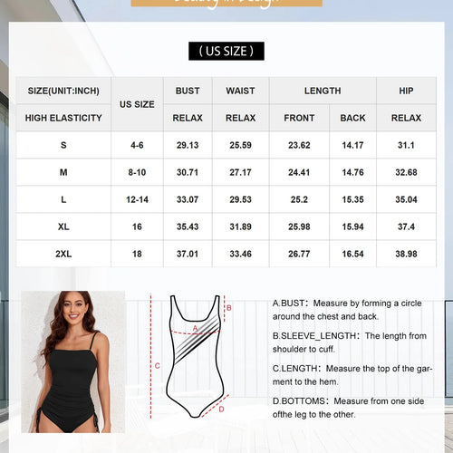 Load image into Gallery viewer, One Piece Swimsuit Tummy Control Drawstring Bathing Suit Ribbed Swim Suit Tie Side Ruched Square Neck Swimming Suits Swimwear Pink 2XL
