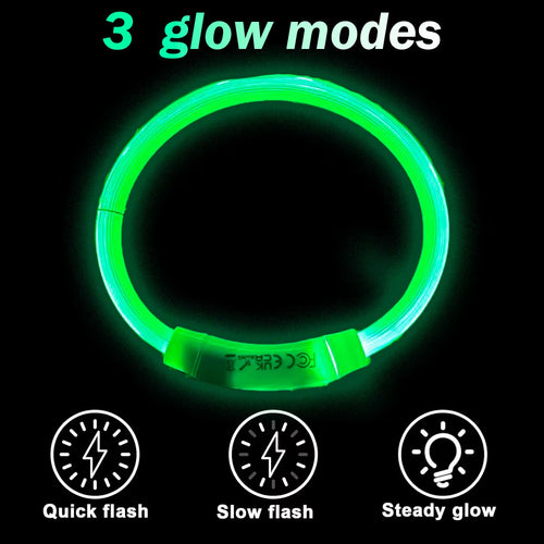 Load image into Gallery viewer, Dog Light up Collar LED Collar Light up Cat Collar USB Rechargeable Collar Christmas Decoration Pet Collar Pet Christmas Gifts
