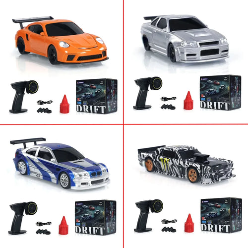 Load image into Gallery viewer, 2.4G RC Drift Car 1/43 4WD Remote Control Car High Speed Four Wheel Drive Radio Controlled Mini Racing Car Model Boy Toy Gift

