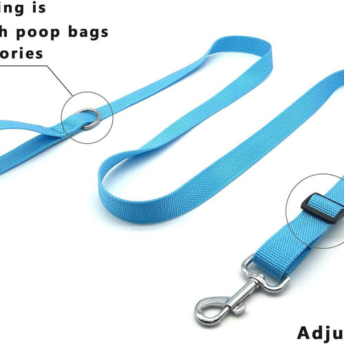 Load image into Gallery viewer, Adjustable Nylon Dog Leash, 6 Foot Long Dog Leashes for Medium Large Dogs
