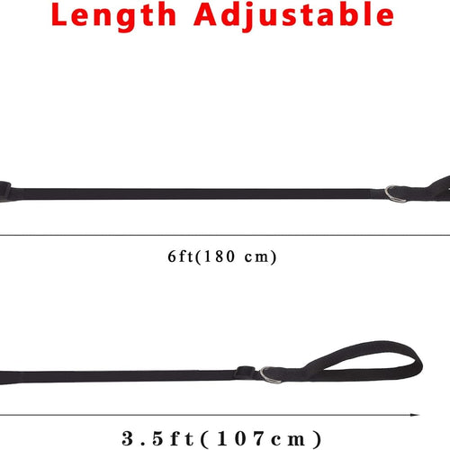Load image into Gallery viewer, Adjustable Nylon Dog Leash, 6 Foot Long Dog Leashes for Medium Large Dogs
