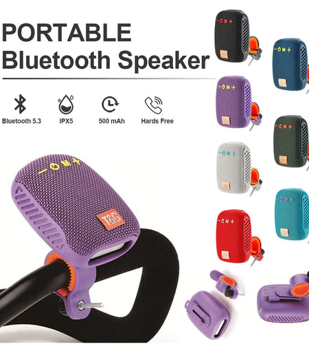 TG392 Outdoor Bicycle Bluetooth Speaker Portable Wireless Sound Box Rechargeable Handlebar Speaker Waterproof Bluetooth Speaker