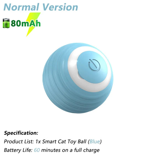Load image into Gallery viewer, Cat Interactive Ball Electric Automatic Rolling Ball Smart Toys for Cats Smart Cat Toy Rotating Ball Cat Game Accessories
