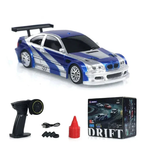 Load image into Gallery viewer, 2.4G RC Drift Car 1/43 4WD Remote Control Car High Speed Four Wheel Drive Radio Controlled Mini Racing Car Model Boy Toy Gift
