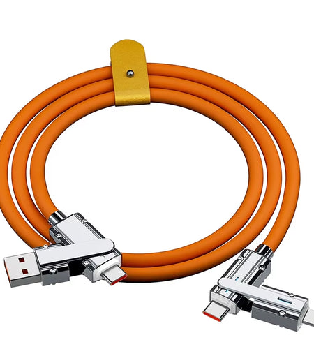 4 in 1 120W USB Type C to Type C IOS Cable 3 in 1 PD 100W Fast Charging Data Cable for Iphone 11 12 13 14 15 Pro Max Samsung S24