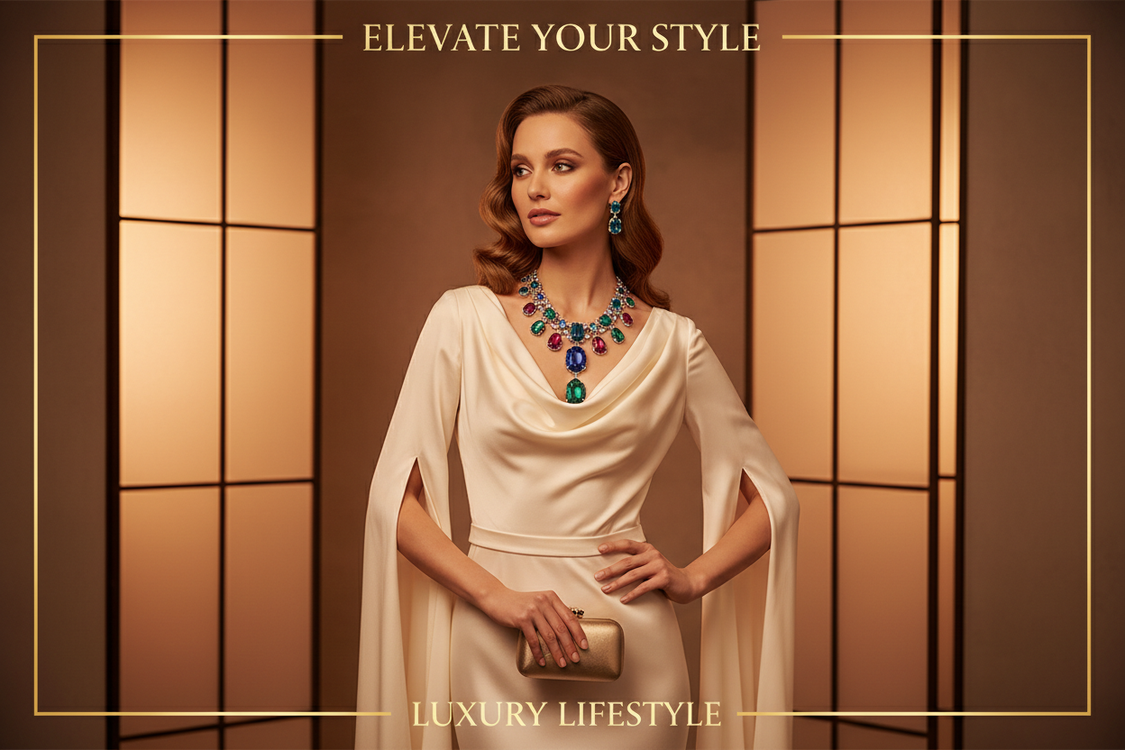 Elegant Woman with Necklace 1