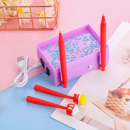 Load image into Gallery viewer, SparklePro Electric Diamond Painting Pen – Long-Lasting Vacuum Tool for Precision Crafting
